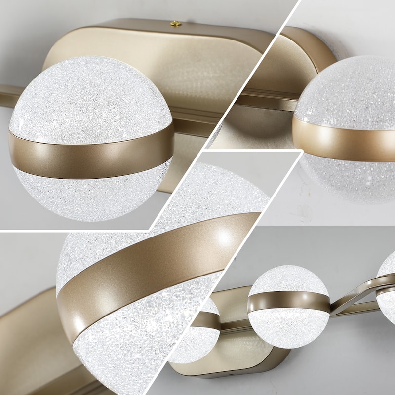 Modern Vanity Lights With 5 LED Bulbs For Bathroom Lighting