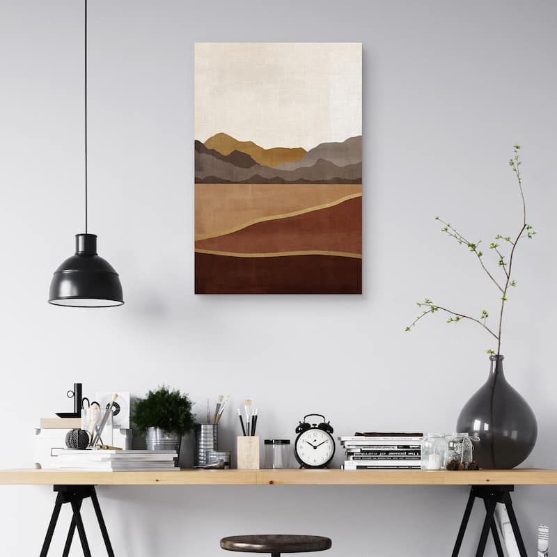 Terrain by Belle Maison Canvas Art Print