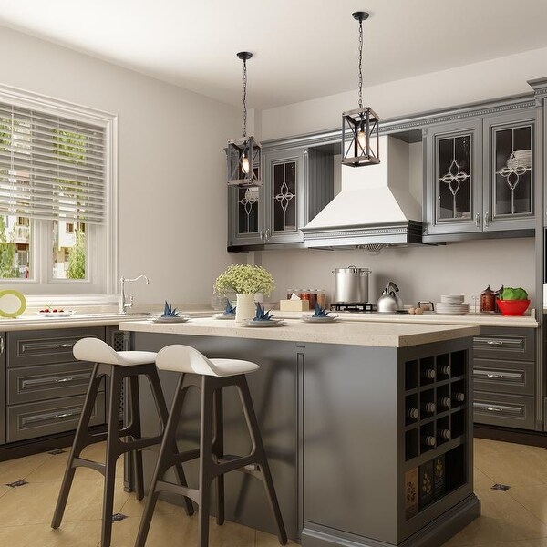 modern farmhouse foyer light