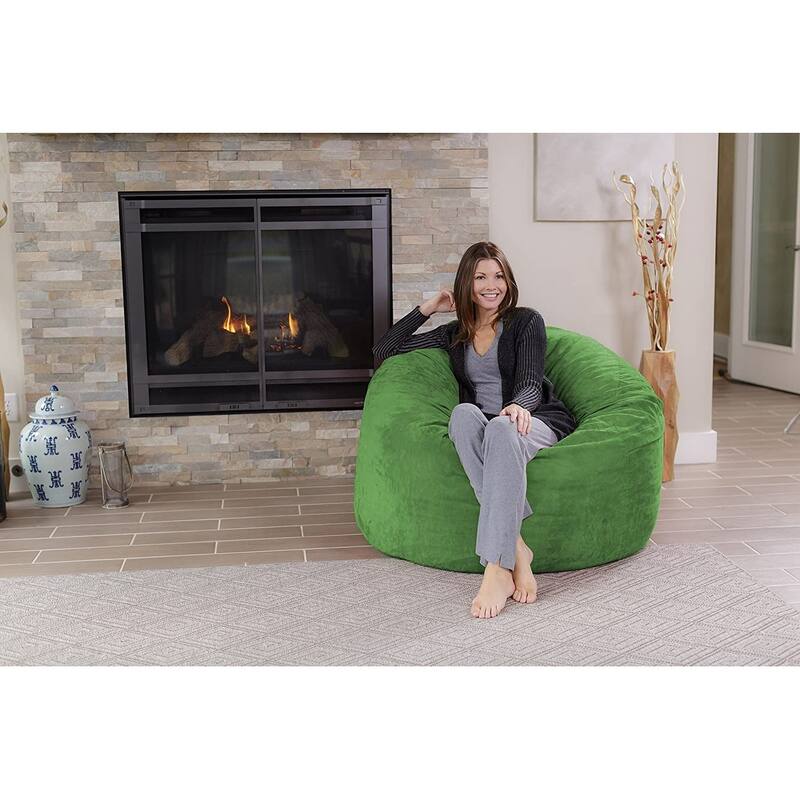 Bean Bag Chair 4-foot Memory Foam Removable Cover Bean Bags