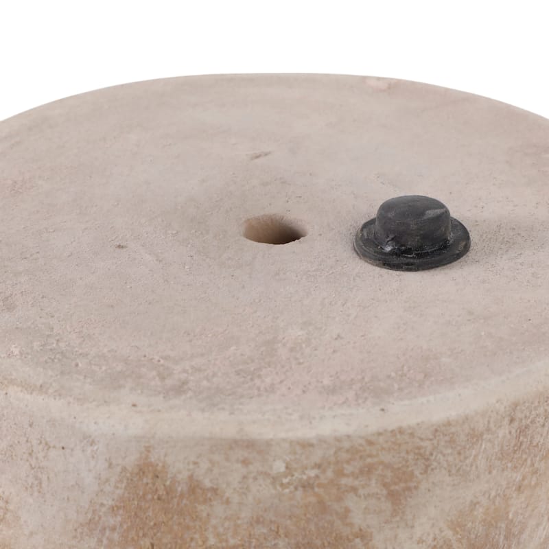 Handcrafted Pottery Clay Planter Set of 3 - Modern Decorative Versatile Design - 15" x 15" x 15"