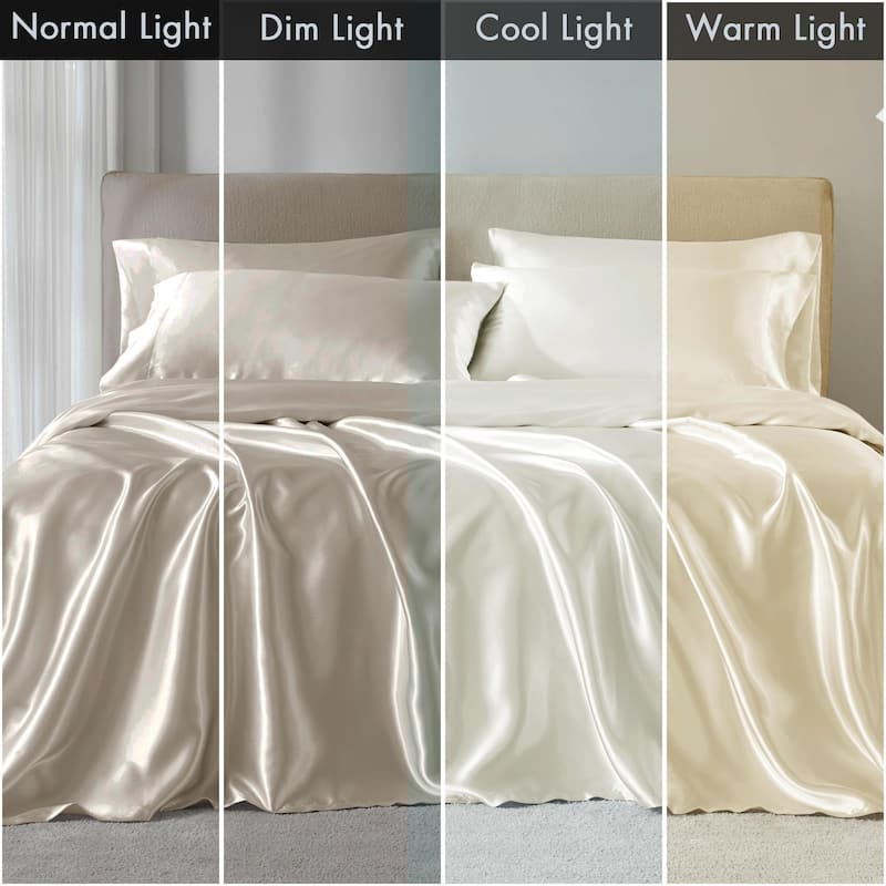 Madison Park Essentials Satin Luxury 6 PC Sheet Set