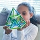 preview thumbnail 8 of 6, Geomag Classic Magnetic Building Set, Green Line Color, 60 Pieces