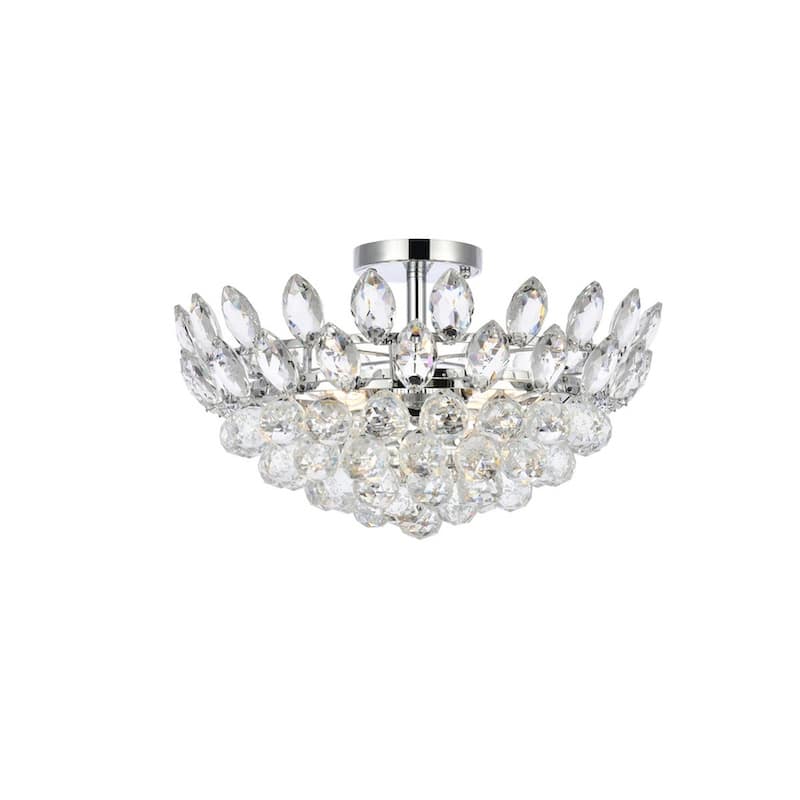 Elanor Flush Mount - 18 inch - Chrome