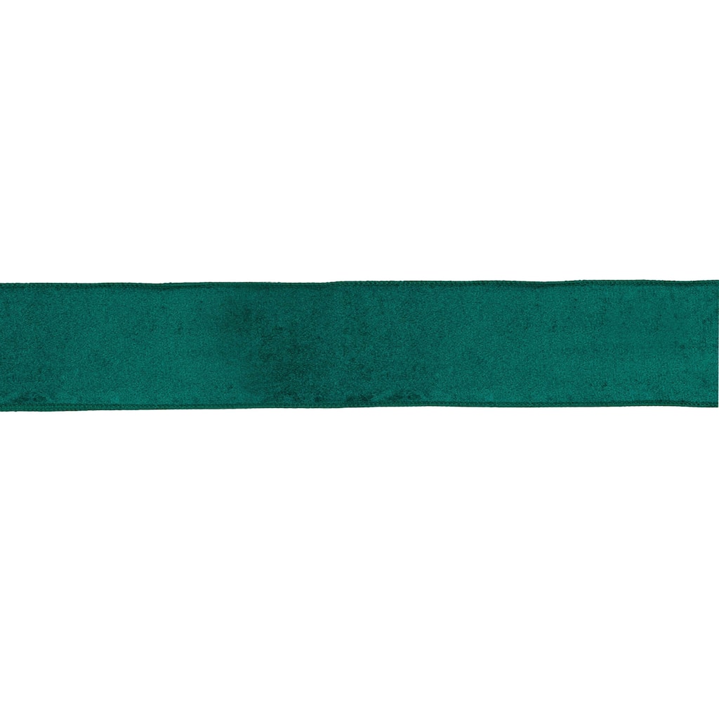Teal Blue Wired Ribbon 2.5" x 10 Yds. - N/A