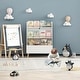 preview thumbnail 9 of 11, White Kids Toy Storage and Bookshelf Magazine Rack Cabinet Organizer - 26.77”L x 12.6”W x 36.61”H