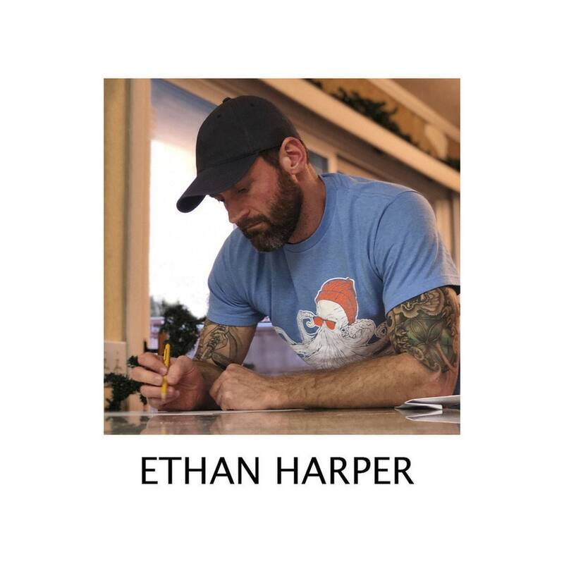 All Ears II by Ethan Harper Wood Framed Wall Art Print