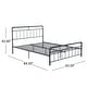 preview thumbnail 6 of 5, Mowry Industrial Queen Bed Frame by Christopher Knight Home