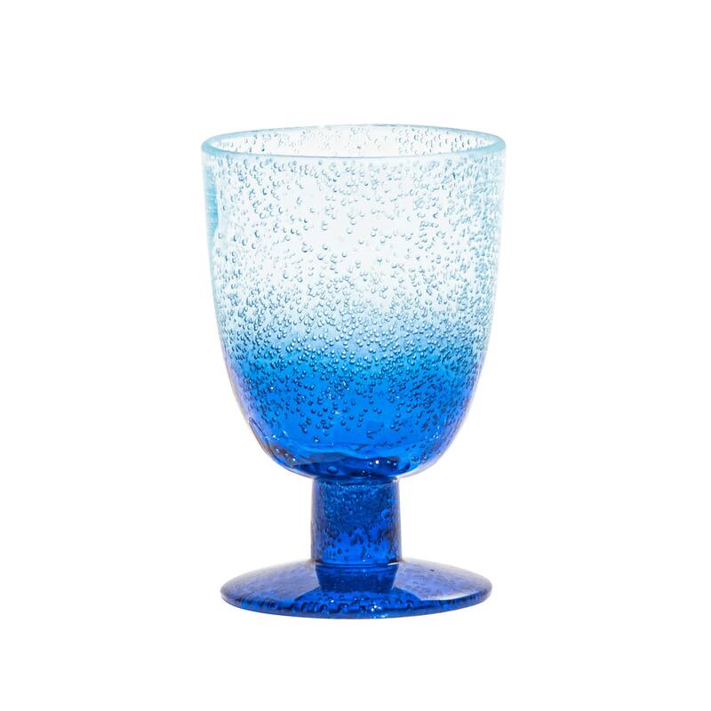Abode Homewares by TarHong Oceanic Ombre Goblet, 14 oz. Set of 6