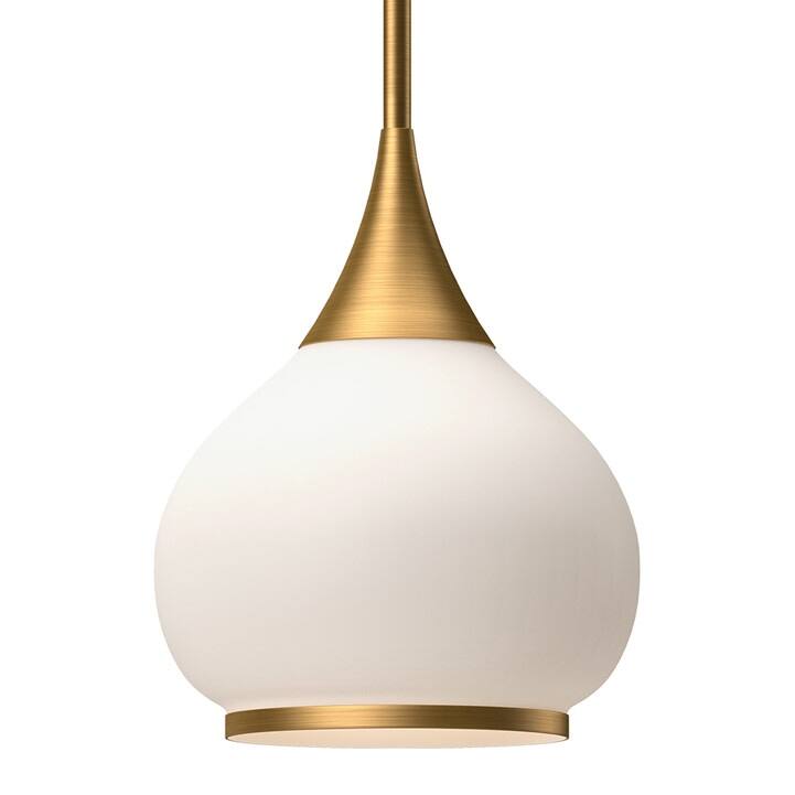 Alora Lighting PD524110OP Hazel 10" Wide Pendant with Opal Glass Shade
