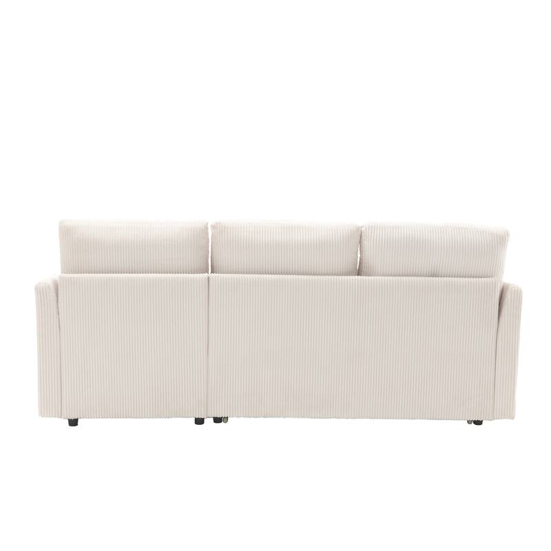 Modular Sectional Sofa L Shaped Modular Couch with Reversible Chaise