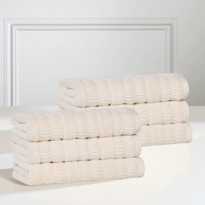 Superior Mika Smart Twist Viscose Cotton Blend Hand Towels, Set of 6
