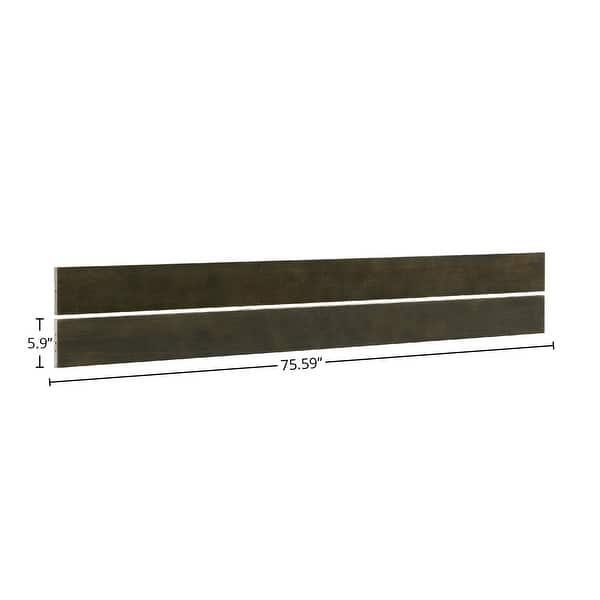 Tahoe Youth 55" Wide Full Size Bed Rail, River Rock