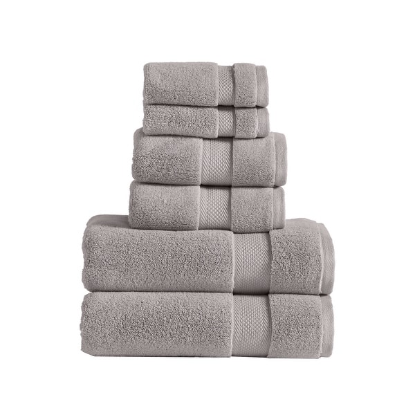 Modern Threads Luxury 6-Piece Cotton Quick-Dry Towel Set