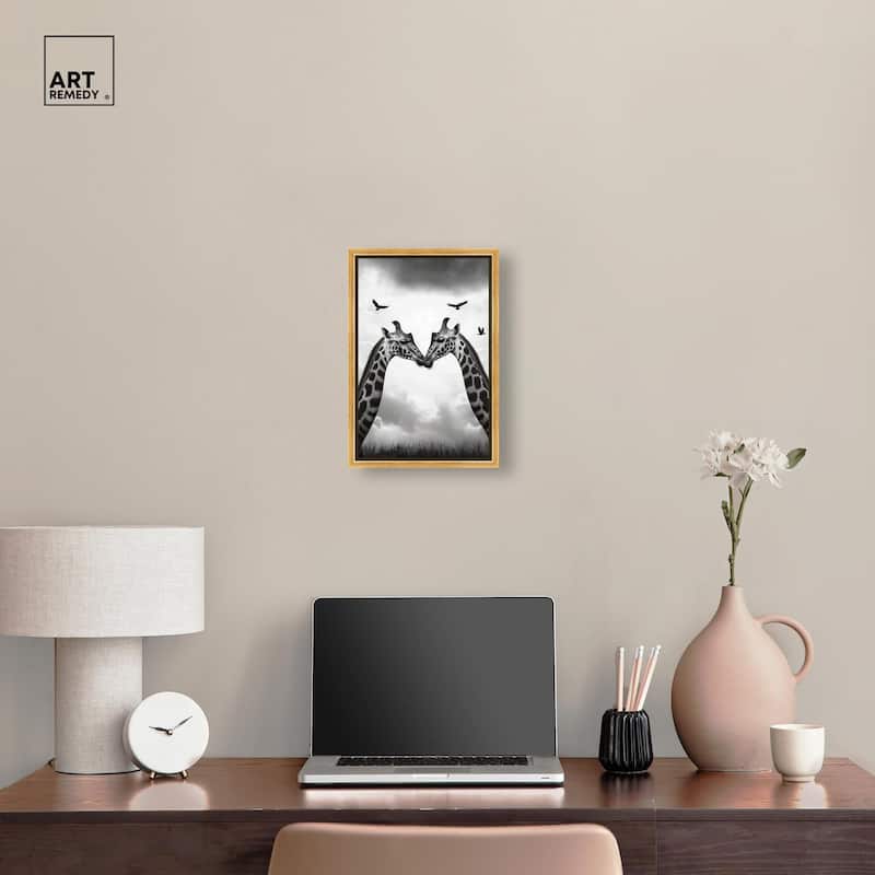 Giants in Love II Canvas by Art Remedy