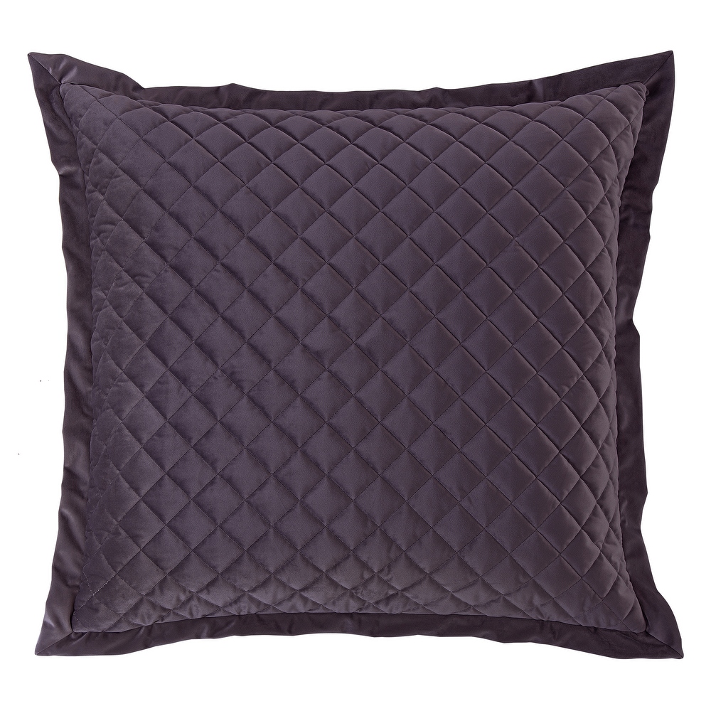 Purple euro shop sham
