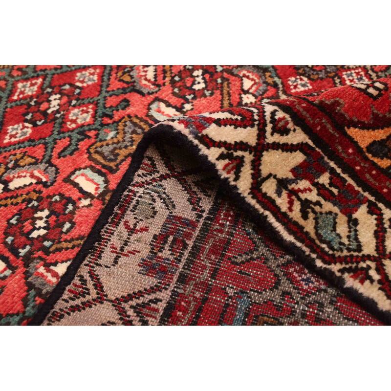 ECARPETGALLERY Hand-knotted Andelz Red Wool Rug - 2'8 x 10'1