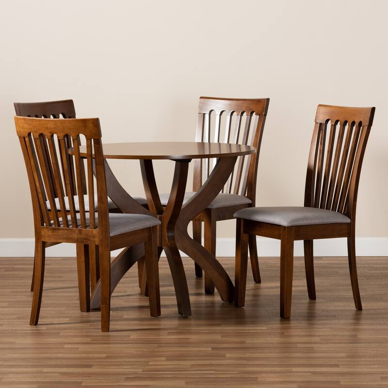Bailey Modern and Contemporary 5-Piece Dining Set