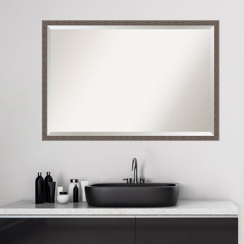 Beveled Bathroom Wall Mirror - Hera Frame