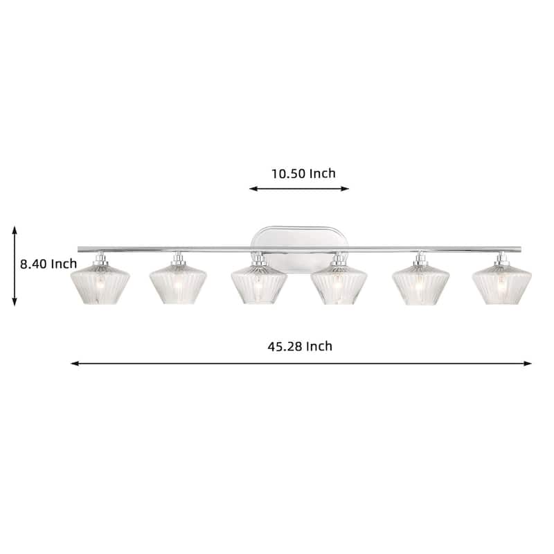 Acroma Bathroom Steel Dimmable Vanity Light