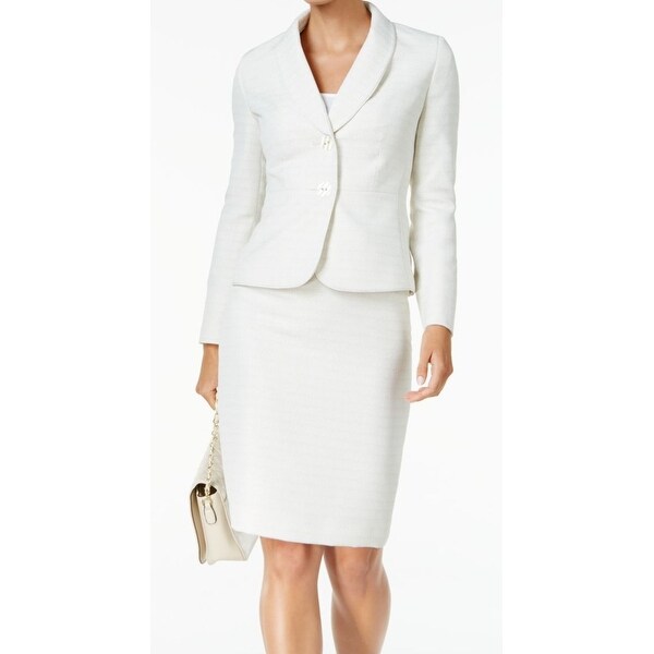 White skirt suit set Clearance