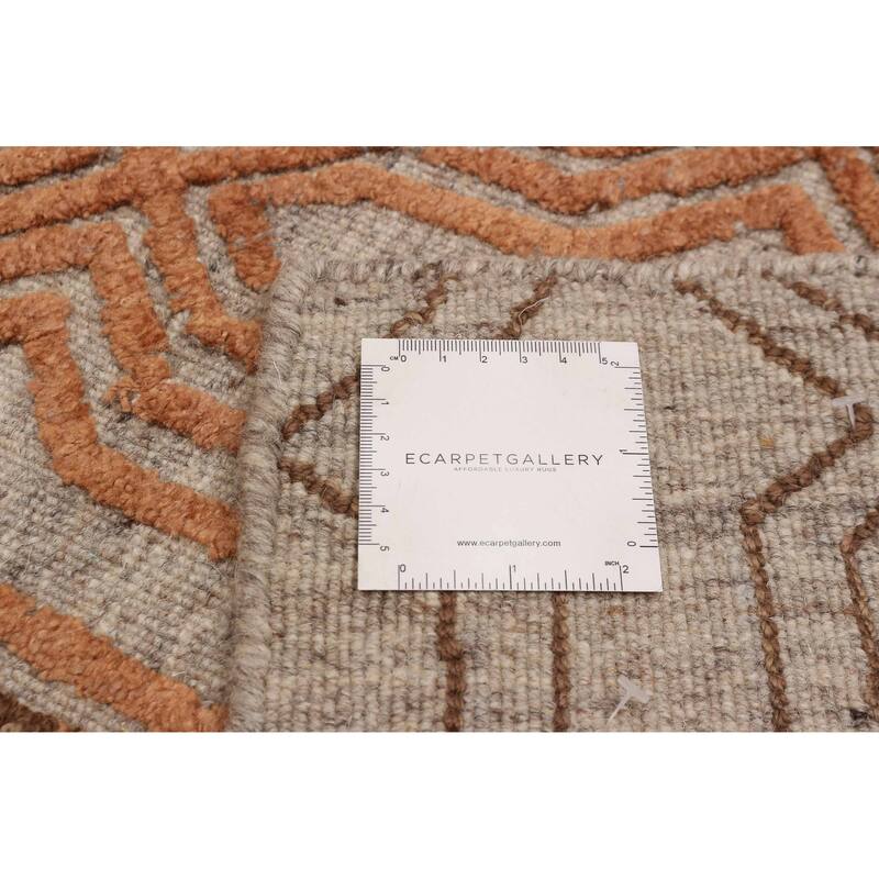 ECARPETGALLERY Hand-knotted Tangier Copper Wool Rug - 5'2 x 7'10