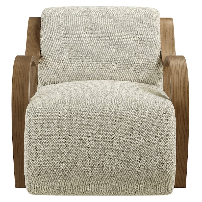 Atrium Lattice Boucle Accent Armchair