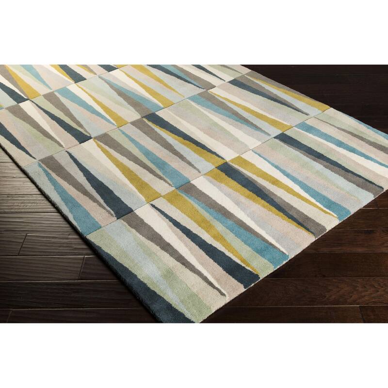 Livabliss Oasis Mid-Century Modern Geometric Area Rug