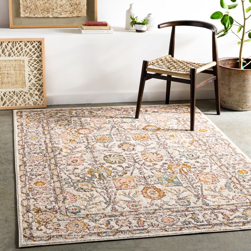 Livabliss Ankara Updated Traditional Floral & Botanical Area Rug - 7' 10" x 10' 2" - Rectangle