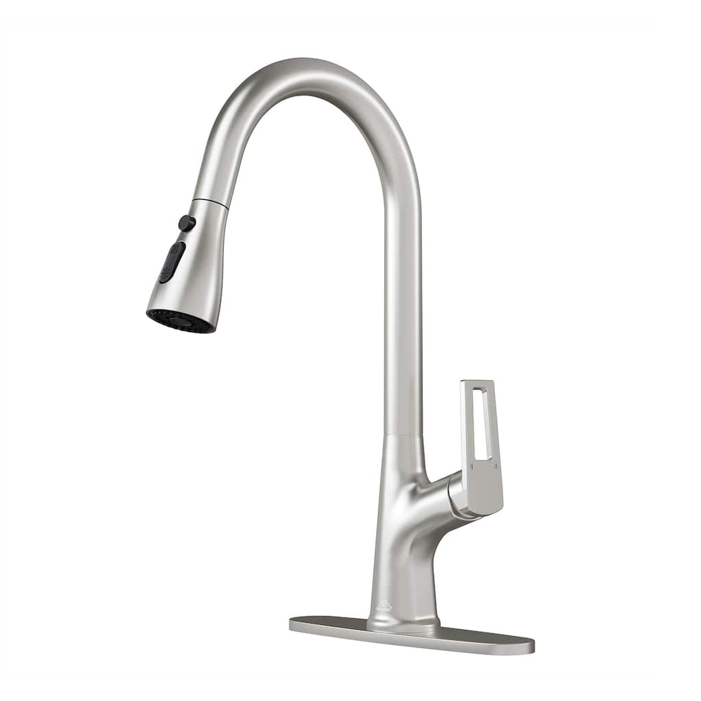 Single Handle Pull Down Sprayer Kitchen Faucet
