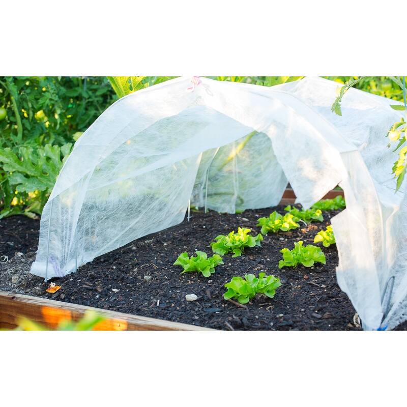 Agfabric Floating Row Cover Plant Protection,White,0.9oz