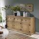 65" Wood Buffet Sideboard Corona Collection | Furniture Dash
