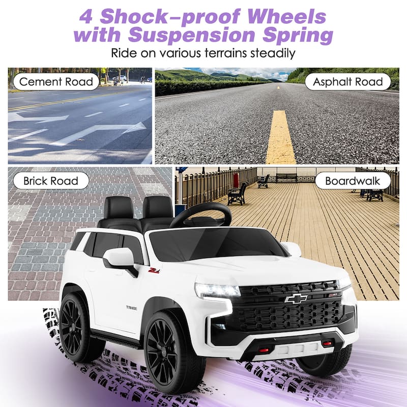 Gymax 12V Kids Ride On Car Chevrolet Tahoe Electric Truck SUV Remote - See Details