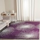 preview thumbnail 52 of 140, SAFAVIEH Handmade Soho Miyase Modern Burst New Zealand Wool Rug 7'6" x 9'6" - Purple/Ivory