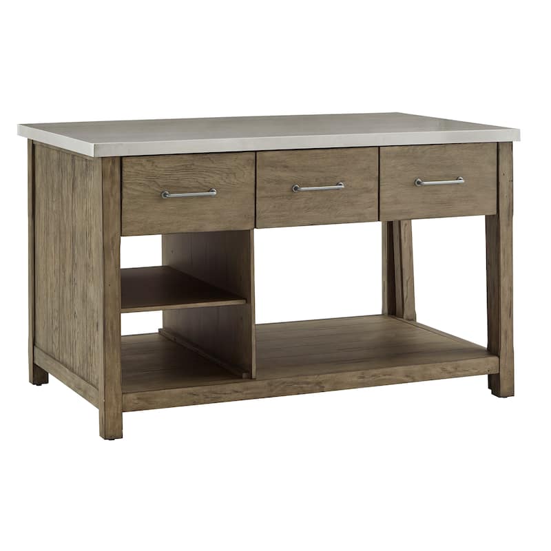 Tali Reclaimed Look Extendable Kitchen Island by iNSPIRE Q Classic