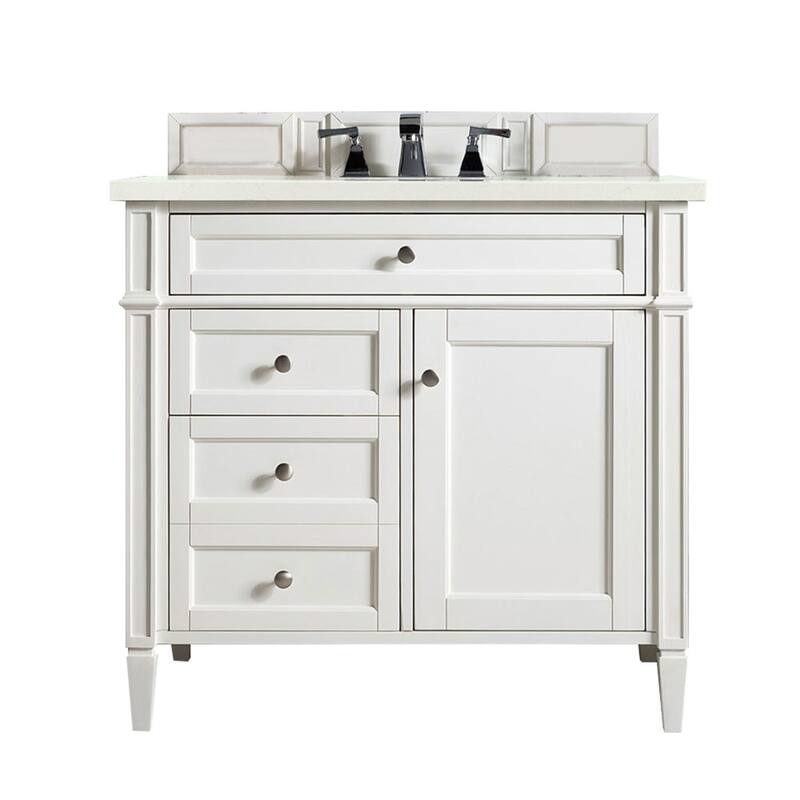 James Martin Vanities Brittany 36" Single Vanity, Bright White