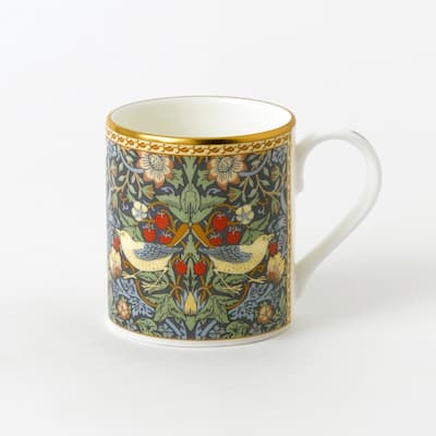 Roy Kirkham LARCH MUG-STRAWBERRY - Set of 2 Bone China Made in England