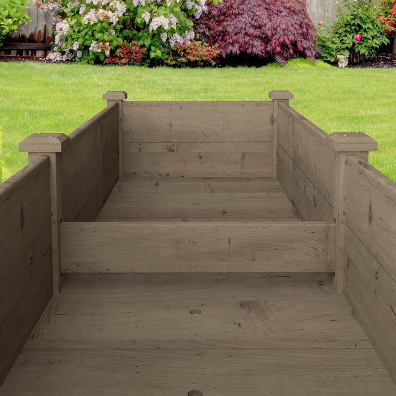 VEIKOUS Raised Garden Bed Outdoor, 6.8 Cu.Ft Large Planting Space, Solid Cedar Wood Planter Box