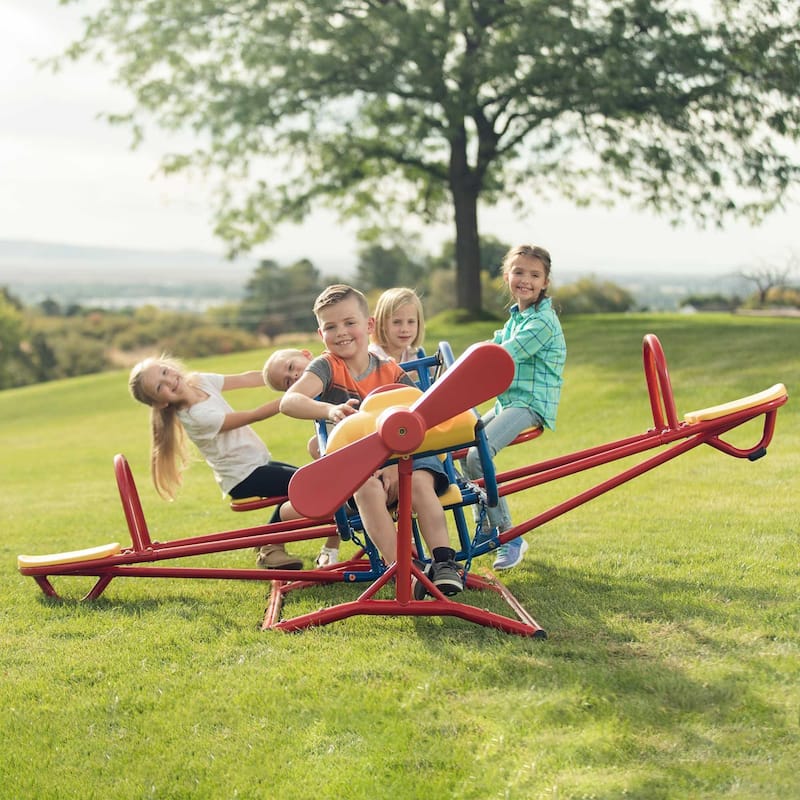 Lifetime Ace Flyer Multi-color Airplane Outdoor Teeter-totter