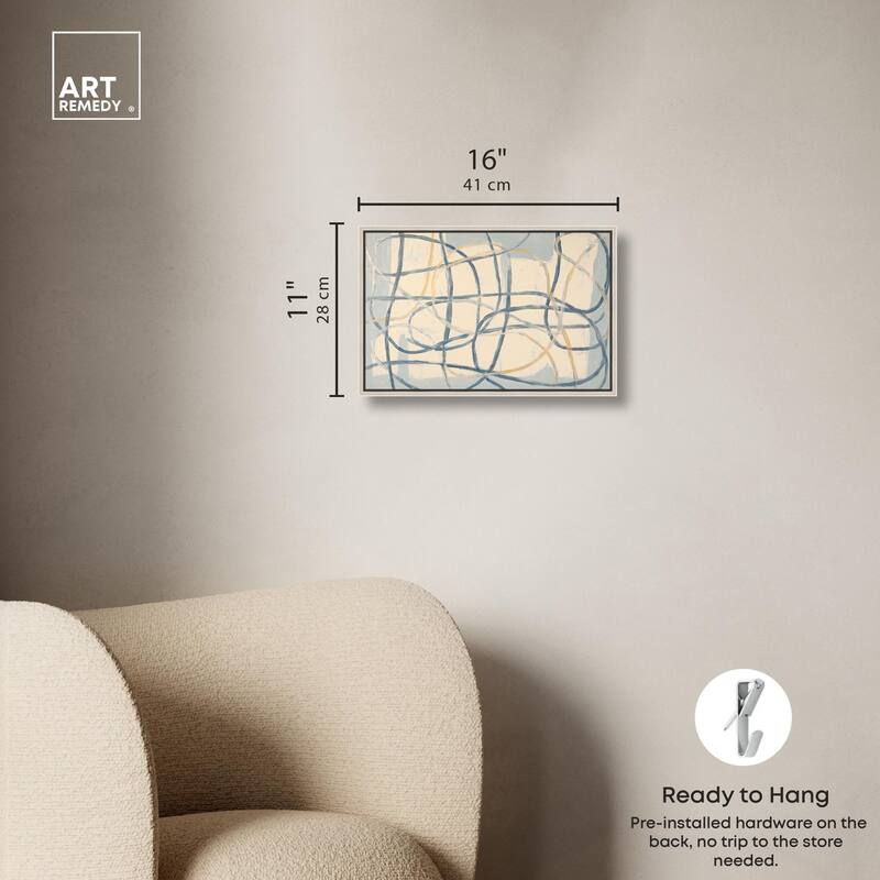 Unbroken Line I Canvas by Art Remedy