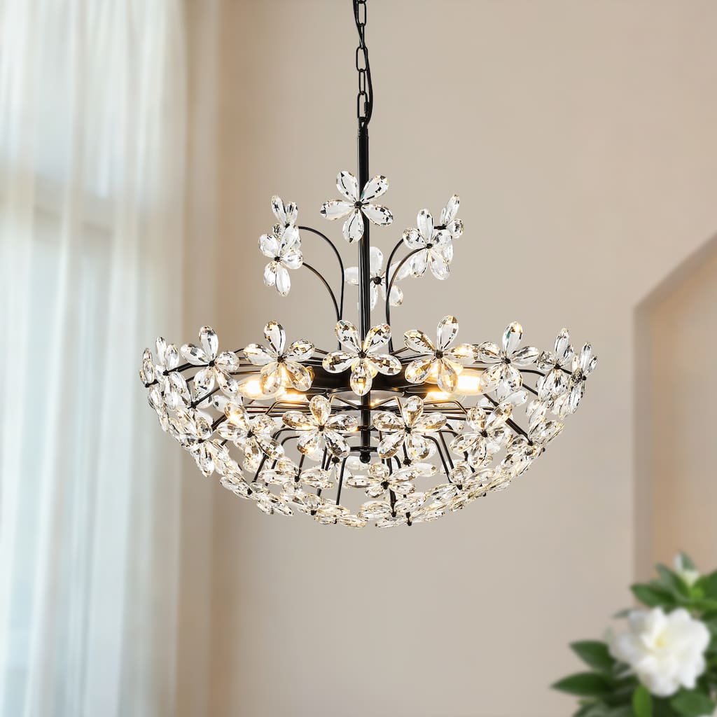 Starsky 8-Light Sputnik Unique / Statement Crystal Chandelier