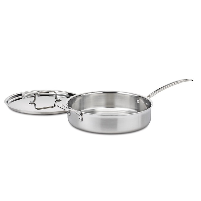 Cuisinart 6433-30H Contour Hard Anodized 5-Quart Saute Pan with Cover