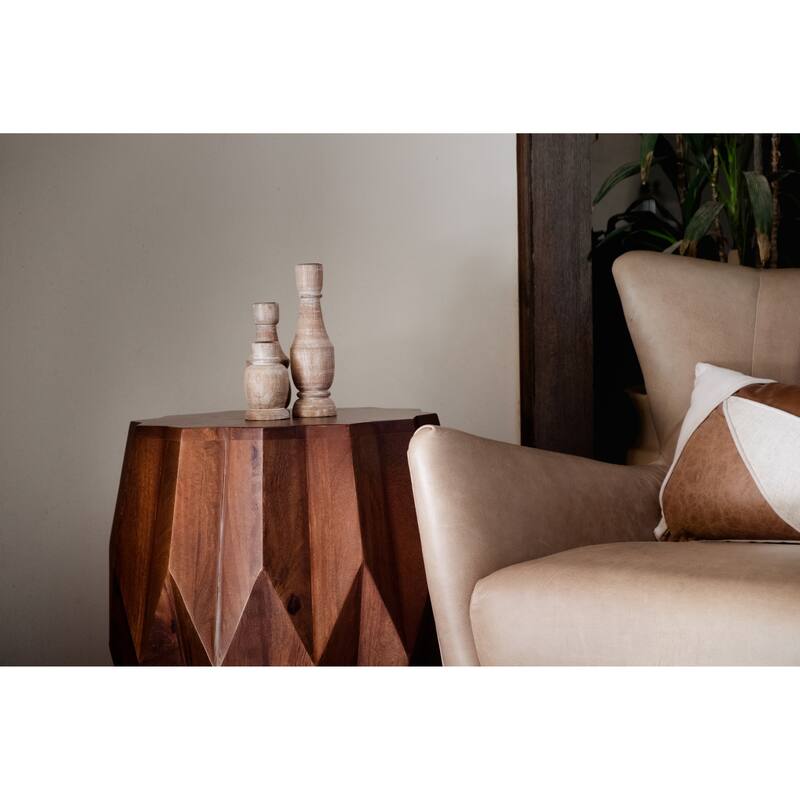 Chantel Drum End Table