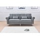 preview thumbnail 67 of 78, Legend Furniture Covertible Velvet Sofa Bed Sleeper