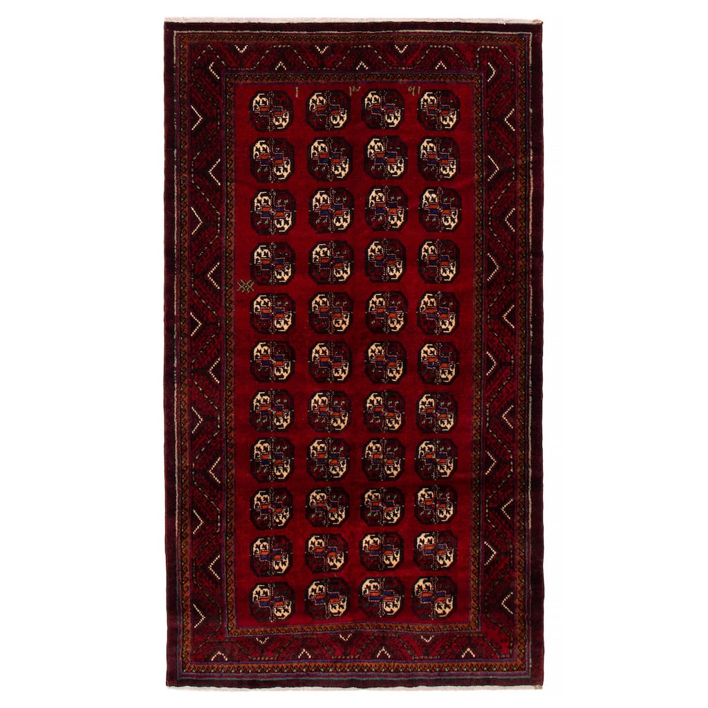 ECARPETGALLERY Hand-knotted Konya Anatolian Red Wool Rug - 5'4 x 9'5