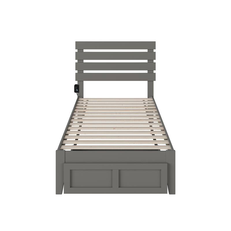 Oxford Platform Bed with Foot Drawer