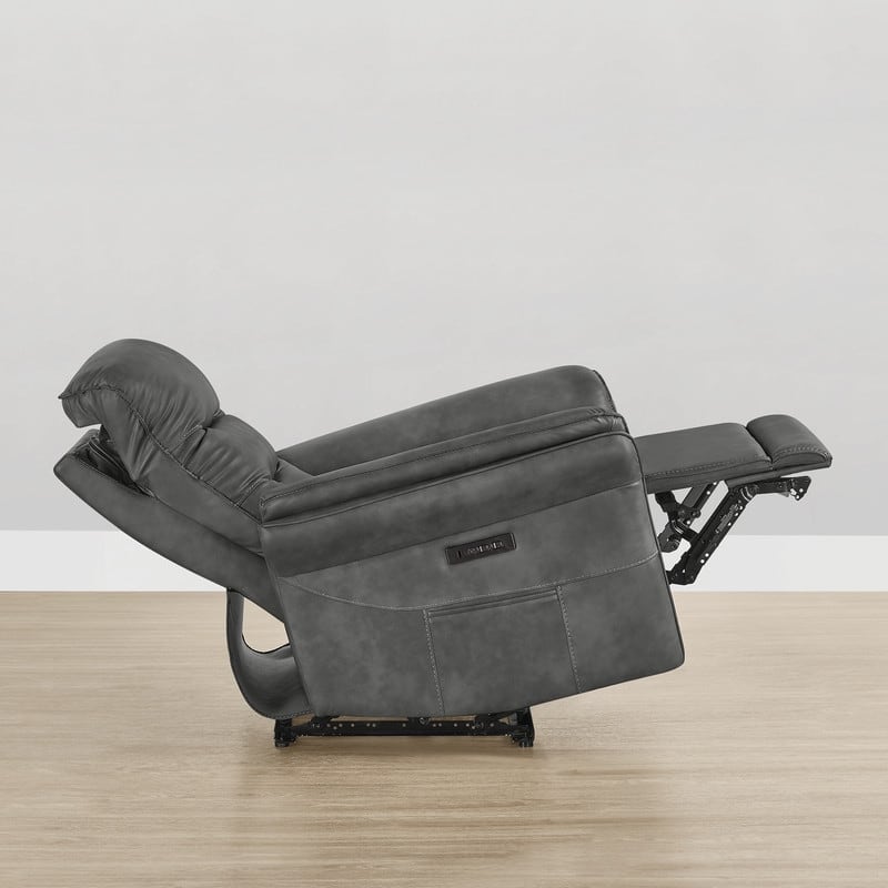 Spruce & Spring Dual Motor Zero Gravity Power Recliner with Power Headrest