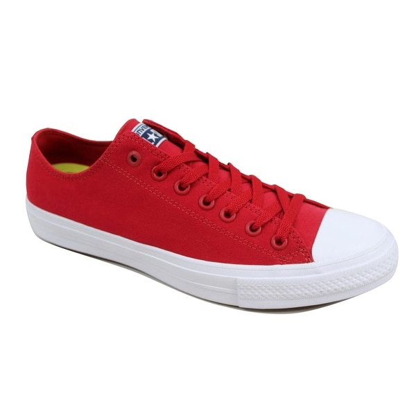 Shop Converse Chuck Taylor II OX Salsa Red/White 150151c Men's - Overstock  - 23436850