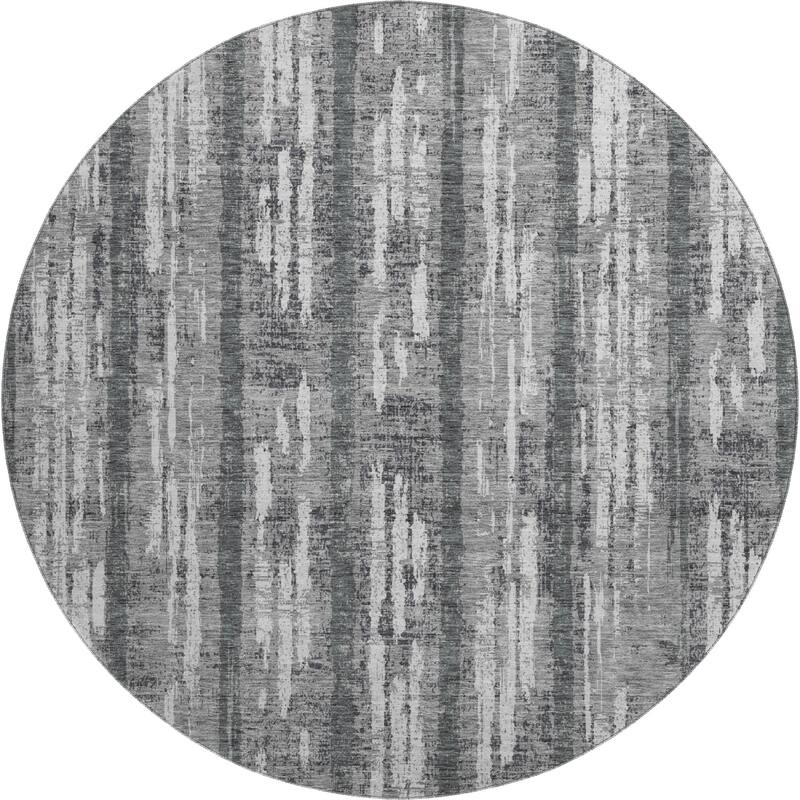 Premium Washable Super Soft Stripe Abrash Mayfield Rug