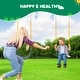 preview thumbnail 5 of 6, 9.5' Heavy Duty Tall Swing Sets for Backyard for Kids and Adults